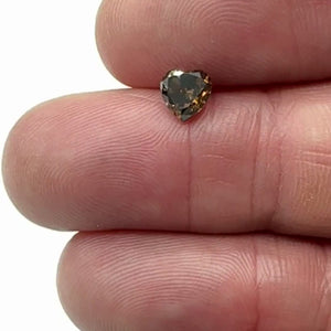 0.86ct | Cognac SI Heart Shape Brilliant Cut Diamond - Modern Rustic Diamond