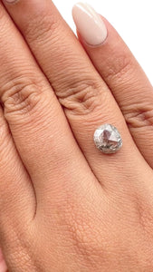 2.67ct | Rustic Cushion Shape Rose Cut Diamond - Modern Rustic Diamond