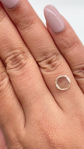 1.09ct | Light Color VVS Round Shape Rose Cut Diamond - Modern Rustic Diamond