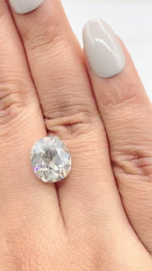 6.06ct | S-T/VS2 Cushion Shape Vintage Old Mine Cut Diamond (GIA) - Modern Rustic Diamond