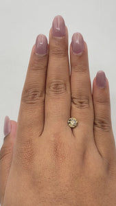 1.66ct | Cognac VVS Round Shape Old European Cut Diamond - Modern Rustic Diamond
