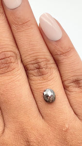 1.10ct | Rustic Oval Shape Rose Cut Diamond - Modern Rustic Diamond