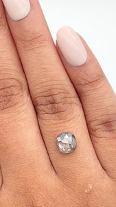 1.40ct | Rustic Cushion Shape Rose Cut Diamond - Modern Rustic Diamond