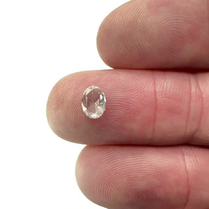 0.41ct | D-E/VVS Oval Shape Rose Cut Diamond - Modern Rustic Diamond