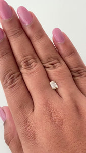 1.00ct | Champagne VVS Emerald Shape Step Cut Diamond - Modern Rustic Diamond