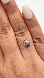 1.52ct | Rustic Oval Shape Rose Cut Diamond - Modern Rustic Diamond