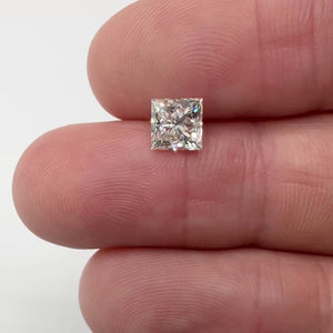 1.55ct | J/SI1 Princess Shape Brilliant Cut Diamond (GIA) - Modern Rustic Diamond