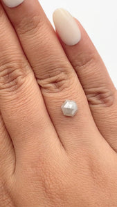 1.48ct | Rustic  Hexagon Shape Rose Cut Diamond - Modern Rustic Diamond