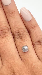 1.31ct | Rustic Cushion Shape Rose Cut Diamond - Modern Rustic Diamond