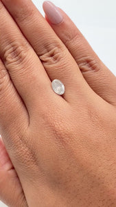 1.38ct | Salt & Pepper Oval Shape Brilliant Cut Diamond - Modern Rustic Diamond