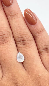 1.56ct | Rustic  Pear Shape Brilliant Cut Diamond - Modern Rustic Diamond