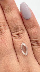 1.52ct | O-P/VS2 Marquise Shape Rose Cut Diamond (GIA) - Modern Rustic Diamond