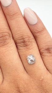 1.27ct | Rustic Cushion Shape Rose Cut Diamond - Modern Rustic Diamond
