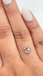 0.80ct | Rustic Cushion Shape Rose Cut Diamond - Modern Rustic Diamond
