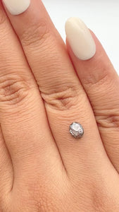 0.71ct | Rustic Oval Shape Rose Cut Diamond - Modern Rustic Diamond
