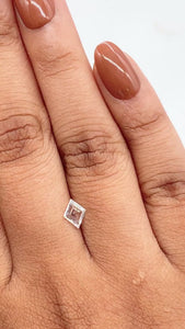 0.39ct | E/SI1 Lozenge Shape Step Cut Diamond - Modern Rustic Diamond