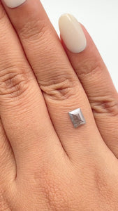 0.73ct | Rustic Baguette Shape Rose Cut Diamond - Modern Rustic Diamond