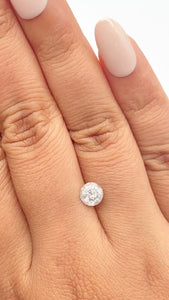 1.00ct | Rustic Round Shape Brilliant Cut Diamond - Modern Rustic Diamond