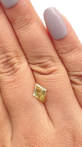 1.59ct | Champagne VS1 Lozenge Shape Step Cut Diamond (GIA) - Modern Rustic Diamond