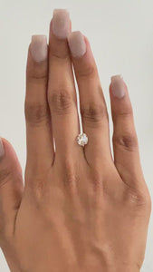 1.42ct | Q-R/VS2 Cushion Shape Old Mine Cut Diamond (GIA) - Modern Rustic Diamond