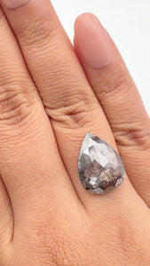 9.20ct | Rustic Pear Shape Brilliant Cut Diamond - Modern Rustic Diamond