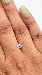 0.48ct | Rustic Round Shape Brilliant Cut Diamond - Modern Rustic Diamond