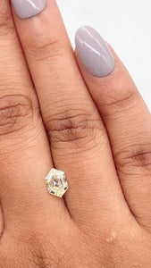 1.05ct | N/VS2 Hexagon Shape Step Cut Diamond (GIA) - Modern Rustic Diamond