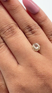 1.44ct | Champagne VVS Octagonal Shape Step Cut Diamond - Modern Rustic Diamond