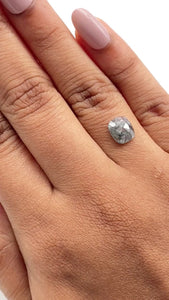 1.25ct | Rustic Cushion Shape Rose Cut Diamond - Modern Rustic Diamond
