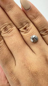 1.40ct | Rustic Round Shape Rose Cut Diamond - Modern Rustic Diamond