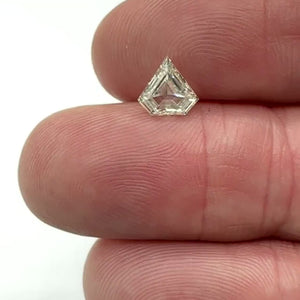 1.03ct | G-H/VS-SI Shield Shape Step Cut Diamond - Modern Rustic Diamond