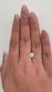 1.24ct | Salt & Pepper Round Shape Brilliant Cut Diamond - Modern Rustic Diamond