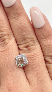 3.34ct | U-V/VS1 Cushion Shape Old Mine Cut Diamond (GIA) - Modern Rustic Diamond