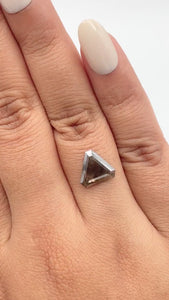 1.45ct | Rustic Shield Shape Rose Cut Diamond - Modern Rustic Diamond