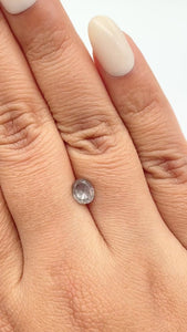 1.15ct | Salt & Pepper Oval Shape Brilliant Cut Diamond - Modern Rustic Diamond