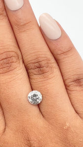 1.33ct | Rustic Round Shape Brilliant Cut Diamond - Modern Rustic Diamond