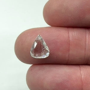 1.99ct | F/SI2 Pear Shape Rose Cut Diamond (IGI) - Modern Rustic Diamond