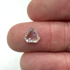 1.16ct | E-F/SI Shield Shape Brilliant Cut Diamond - Modern Rustic Diamond