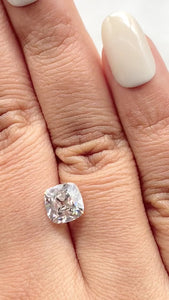 2.26ct | H/SI1 Cushion Shape Old Mine Cut Diamond (GIA) - Modern Rustic Diamond