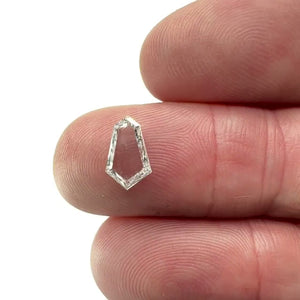 0.58ct | D/VS2 Kite Shape Portrait Cut Diamond (GIA) - Modern Rustic Diamond