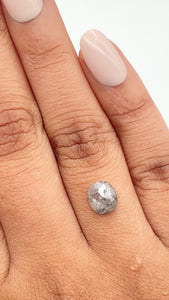 1.23ct | Rustic  Oval Shape Rose Cut Diamond - Modern Rustic Diamond