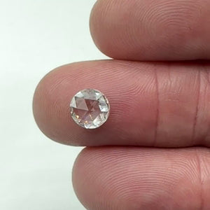1.07ct | F/SI1 Round Shape Rose Cut Diamond (GIA) - Modern Rustic Diamond