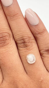 1.33ct | Rustic  Cushion Shape Rose Cut Diamond - Modern Rustic Diamond