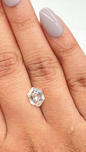 2.05ct | L/VVS2 Hexagon Shape Step Cut Diamond (GIA) - Modern Rustic Diamond