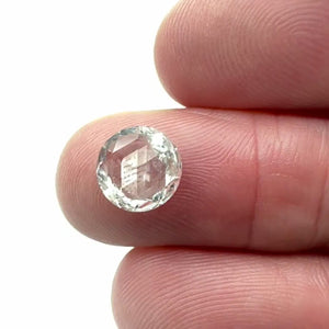 1.52ct | D-E/SI Round Shape Rose Cut Diamond - Modern Rustic Diamond