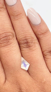 1.20ct | White Blue/ Kite Shape Step Cut Diamond - Modern Rustic Diamond