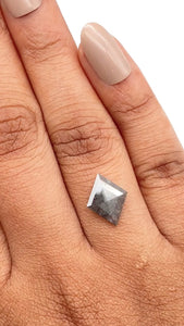 1.33ct | Rustic Lozenge Shape Rose Cut Diamond - Modern Rustic Diamond