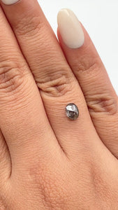0.96ct | Rustic  Oval Shape Rose Cut Diamond - Modern Rustic Diamond