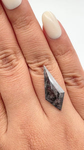 4.39ct | Rustic Kite Shape Step Cut Diamond - Modern Rustic Diamond