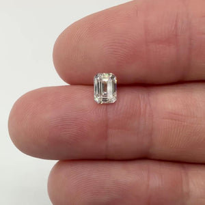 1.02ct | K/VVS2 Emerald Shape Brilliant Cut Diamond (GIA) - Modern Rustic Diamond